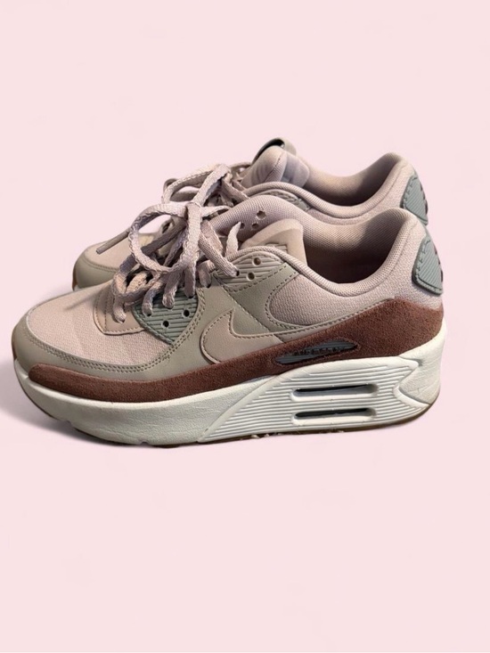 Nike Shoes - Nike Women’s Dusty Pink and Mauve Suede-Trim Athletic Sneakers